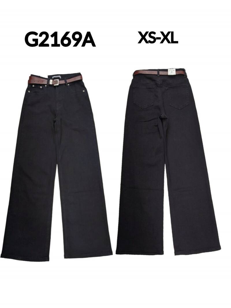 Spodnie damskie jeansy Roz XS-XL, 1 Kolor Paczka 10 szt